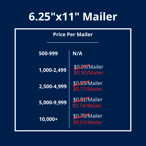 6.25"x11" Mid-Sized Mailer