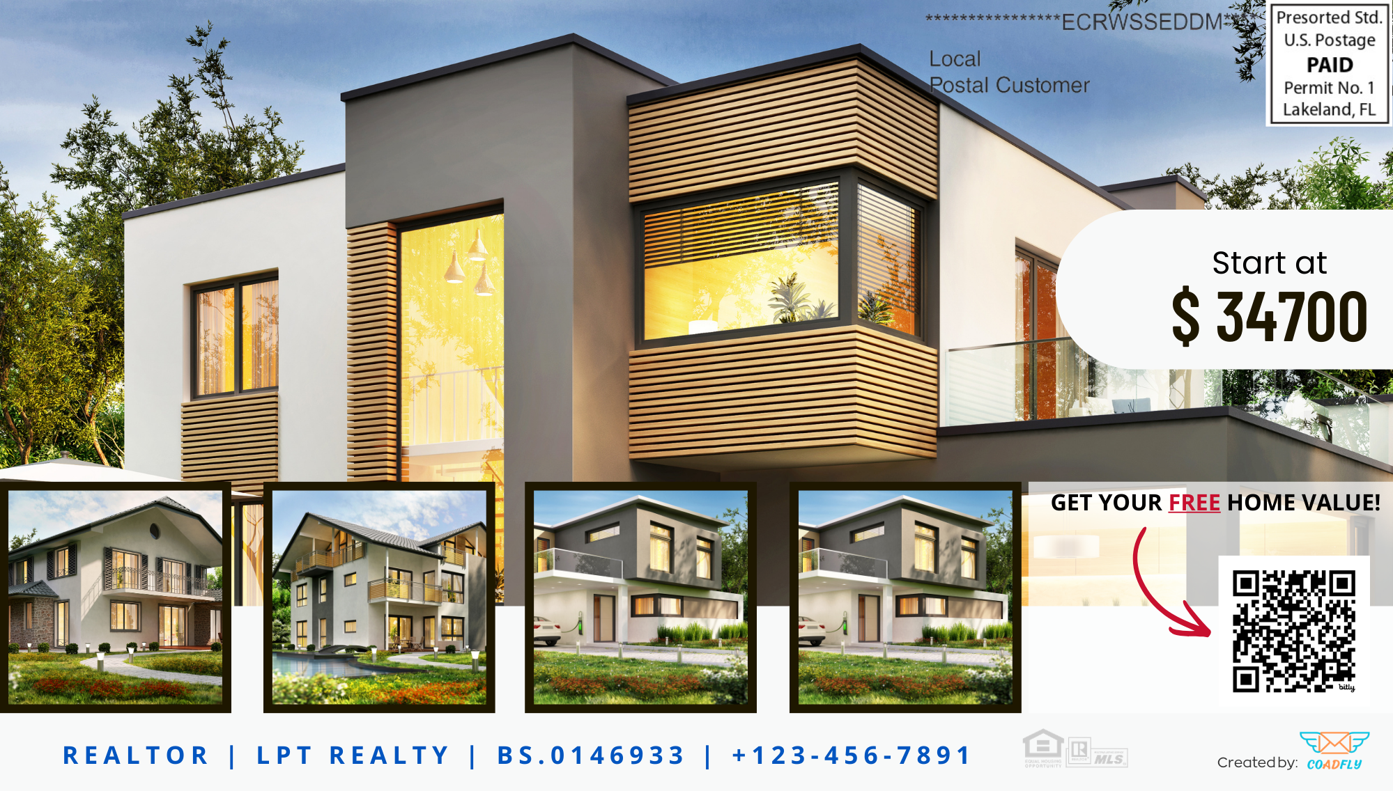 Real Estate, LPT Realty, COADFLY, Every Door Direct Mail, EDDM, Mailer