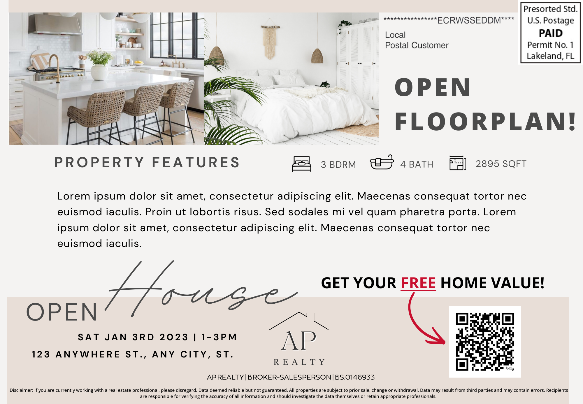 Real Estate, Flyer, EDDM, Every Door Direct Mail, Business